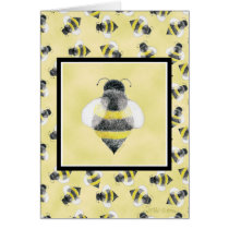 Bumble Bee Illustration Card