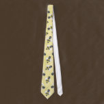 Bumble Bee Illustration Tie ties