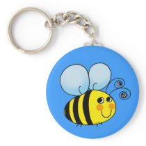 Bumble bee key chains