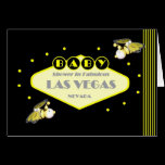 Bumble Bee Las Vegas BABY SHOWER Card cards