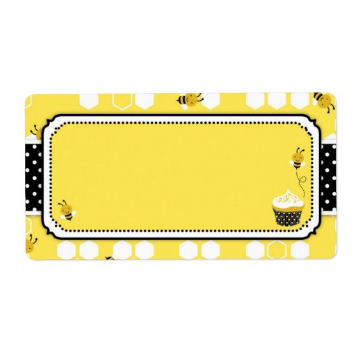 Bumble Bee Name Tag Label Zazzle Bumble Bee Name Tag Label Zazzle