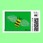 Bumble Bee Postage Stamp