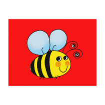 Bumble bee postcard