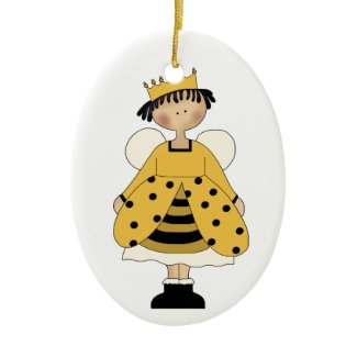 Bumble Bee Princess ornament ornament