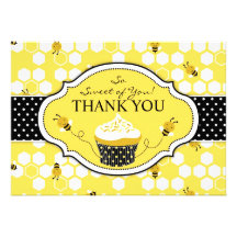 Bumble Bee TY Card Invitation