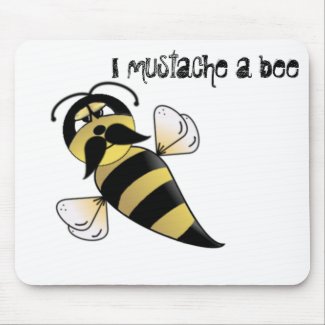 Bumble Bee with Mustache