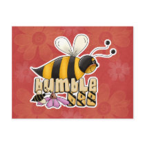 Bumble Bee with Text postcards by cutespot Bumble Bee with Text postcards