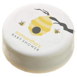 Bumble Bees Baby Shower Chocolate Dipped Oreo