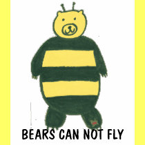 Bumblebear Bears Cannot Fly Full Body t-shirts