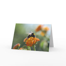 BUMBLEBEE Blank Note Card by pulsDesign BUMBLEBEE Blank Note Card
