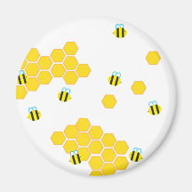 Bumblebee Buzz Fridge Magnets