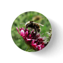Bumblebee Flower Buttons