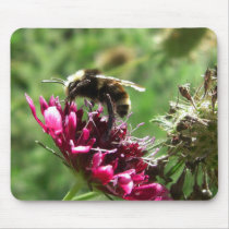 Bumblebee Flower Mousepad