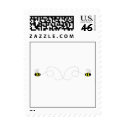 Bumbling Bumble Bees Postage Stamp
