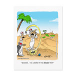 Bummer!.. You hit the grass trap! Post Card