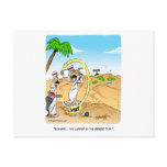 Bummer!.. You hit the grass trap! Post Card