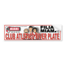 bummper1, Filial Miami - Bienvenidos bumper stickers by riverplatemiami bummper1, Filial Miami - Bienvenidos bumper stickers