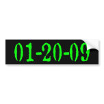 BUMPER 012009 BUMPER STICKER