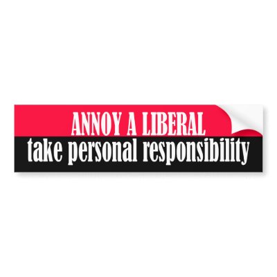 BUMPER_annoyliberal Bumper Stickers by barack_is_hype