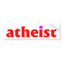BUMPER atheist bumper stickers by WanderingWomyn BUMPER atheist bumper stickers