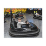 Bumper Cars Postcard