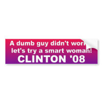 BUMPER dumb guy bumper stickers by WanderingWomyn BUMPER dumb guy bumper stickers