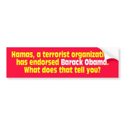 BUMPER_NOBAMA_107 BUMPER STICKER by barack_is_hype
