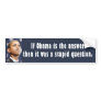 BUMPER obama 02 Bumper Sticker