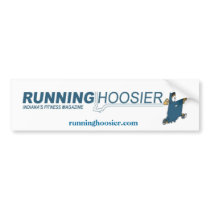 Bumper Sticker bumper stickers by RunningHoosier Bumper Sticker bumper stickers