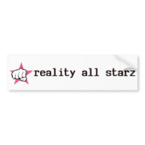bumper sticker bumper stickers by RealityAllStarz bumper sticker bumper stickers