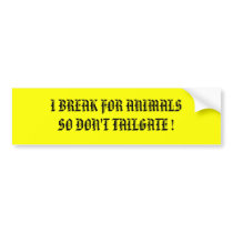 BUMPER STICKER bumper stickers
