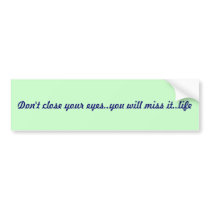 Bumper sticker
