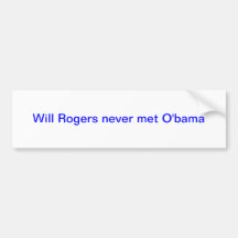 Bumper sticker