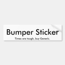 Bumper Sticker