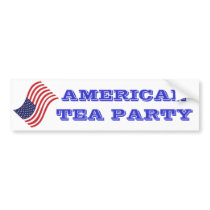 Bumper Sticker-AMERICAN TEA PARTY
