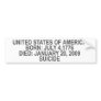 Bumper Sticker American Tombstone
