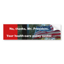 Bumper Sticker-Anti-Obama Health Care Plan bumper stickers by samecla Bumper Sticker-Anti-Obama Health Care Plan bumper stickers