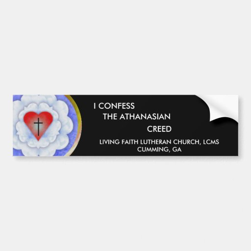 Bumper Sticker - Athanasian