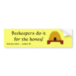 Bumper Sticker - Beekeepers do it for the honey -