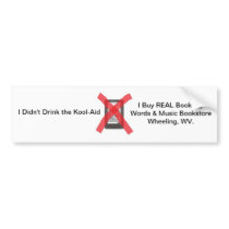 bumper sticker bookstores wheeling WV.