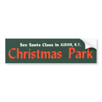bumper-sticker---christmas-park bumper stickers by chasbergeman bumper-sticker---christmas-park bumper stickers