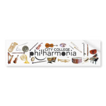 Bumper Sticker: City College Philharmonia bumper stickers