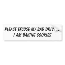 BUMPER STICKER COOKIES