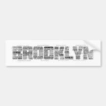 Bumper Sticker - Customized