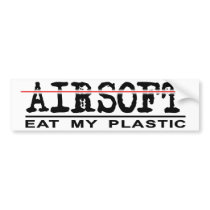 Bumper Sticker- Eat Plastic!