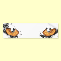 Bumper sticker, eyes bumper stickers