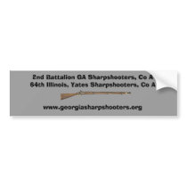 Bumper Sticker for Georgia Sharpshooters 2 bumper stickers