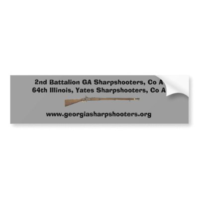 Bumper Sticker for Georgia Sharpshooters 2 by hcove06