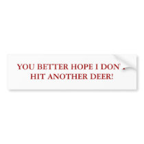 bumper sticker for tailgaters