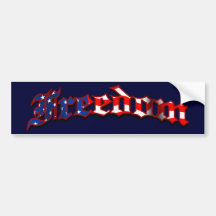 Bumper Sticker Freedom 1